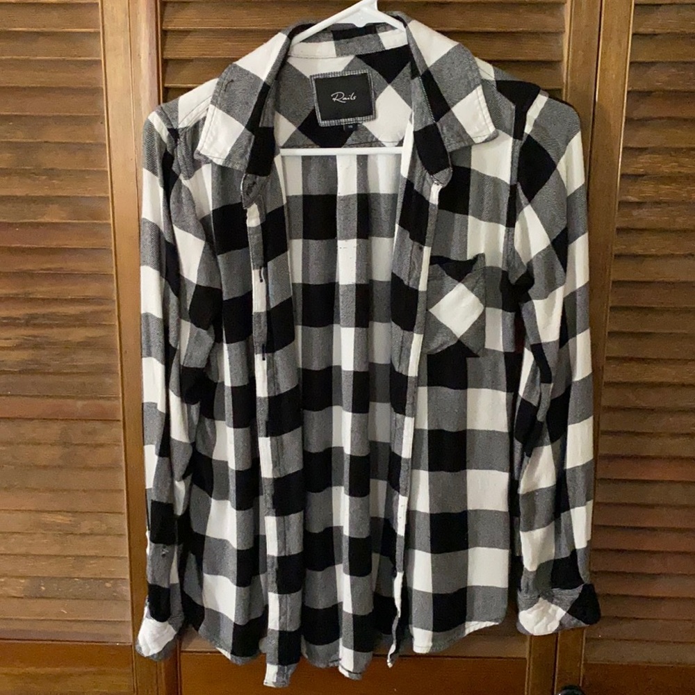Rails button down